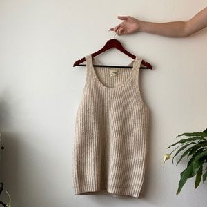 Aritzia Wilfred Free Karolina Chunky Sweater Tank